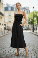 TIE ME PRETTY LINEN DRESS