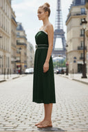 VIVIENNE MIDI DRESS WITH BELT