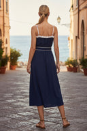 VIVIENNE MIDI DRESS WITH BELT