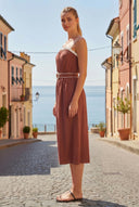 VIVIENNE MIDI DRESS WITH BELT