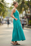 CHLOE MAXI DRESS WITH BELT