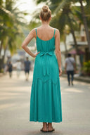 CHLOE MAXI DRESS WITH BELT