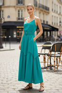 CHLOE MAXI DRESS WITH BELT