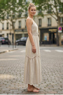 CHLOE MAXI DRESS WITH BELT