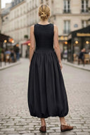 MILA CRINKLE MAXI BUBBLE DRESS
