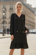 LANA BRAIDED GOLD BEAD DRESS