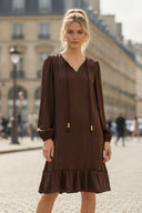 LANA BRAIDED GOLD BEAD DRESS