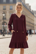 LANA BRAIDED GOLD BEAD DRESS