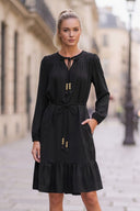 LANA BRAIDED GOLD BEAD DRESS