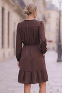 LANA BRAIDED GOLD BEAD DRESS