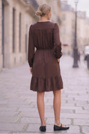 LANA BRAIDED GOLD BEAD DRESS