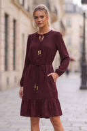 LANA BRAIDED GOLD BEAD DRESS