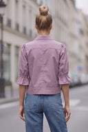 EMILY 3/4 SLEEVE ZIP UP JACKET