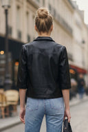 AVA FAUX LEATHER JACKET