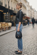AVA FAUX LEATHER JACKET