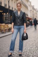 AVA FAUX LEATHER JACKET