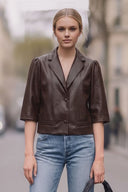 AVA FAUX LEATHER JACKET