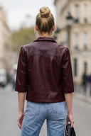 AVA FAUX LEATHER JACKET