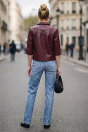 AVA FAUX LEATHER JACKET