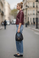 AVA FAUX LEATHER JACKET