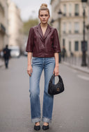 AVA FAUX LEATHER JACKET