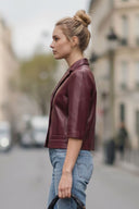 AVA FAUX LEATHER JACKET