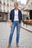BIANCA DENIM ZIP UP JACKET