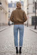 BIANCA DENIM ZIP UP JACKET