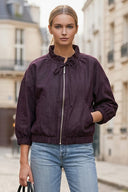 BIANCA DENIM ZIP UP JACKET