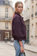 BIANCA DENIM ZIP UP JACKET
