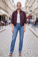 BIANCA DENIM ZIP UP JACKET