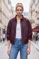 BIANCA DENIM ZIP UP JACKET