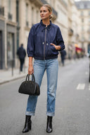 BIANCA DENIM ZIP UP JACKET