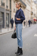BIANCA DENIM ZIP UP JACKET