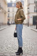 BIANCA DENIM ZIP UP JACKET