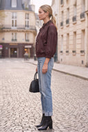 BIANCA DENIM ZIP UP JACKET