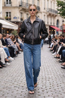 STELLA  FAUX LEATHER JACKET