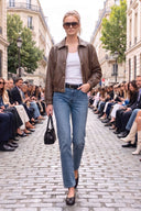 STELLA  FAUX LEATHER JACKET