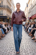 STELLA  FAUX LEATHER JACKET