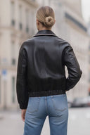 STELLA  FAUX LEATHER JACKET