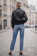 STELLA  FAUX LEATHER JACKET