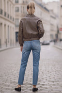 STELLA  FAUX LEATHER JACKET