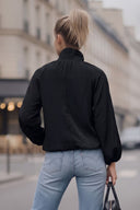 SADIE HIGH NECK ZIP UP JACKET