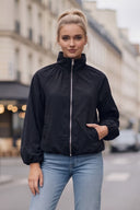 SADIE HIGH NECK ZIP UP JACKET