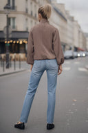 SADIE HIGH NECK ZIP UP JACKET