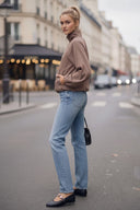 SADIE HIGH NECK ZIP UP JACKET