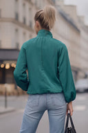 SADIE HIGH NECK ZIP UP JACKET
