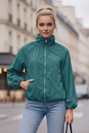 SADIE HIGH NECK ZIP UP JACKET