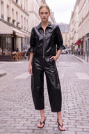 CELINE ALLIGATOR BARREL PANTS
