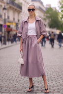 ROMY HALF BUBBLE SLEEVE ZIP UP JACKET